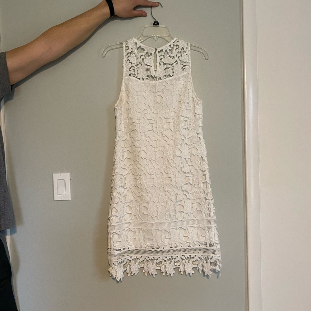 Francescas White Lace Dress